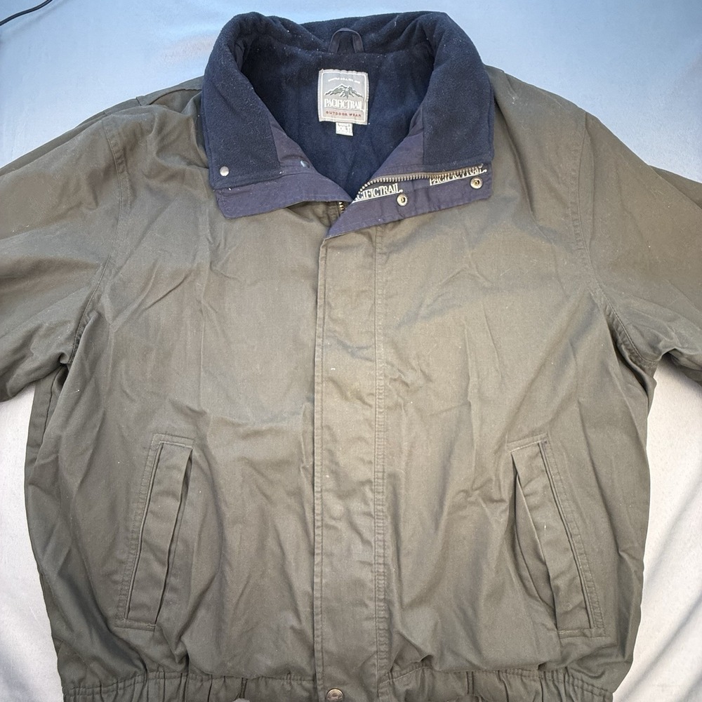 Pacific Trail Parka Jacket Coat Men's XXLT Brown Mid-Length Full Zip Lined
